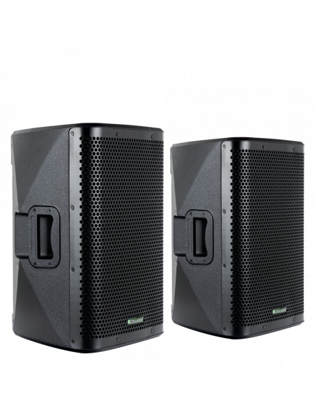 Pronomic C-210 MA 10" Active Speaker 400 Watt Stereo Set , Pronomic C-210 MA 10 "Speaker ativo 400 Watt Stereo Set