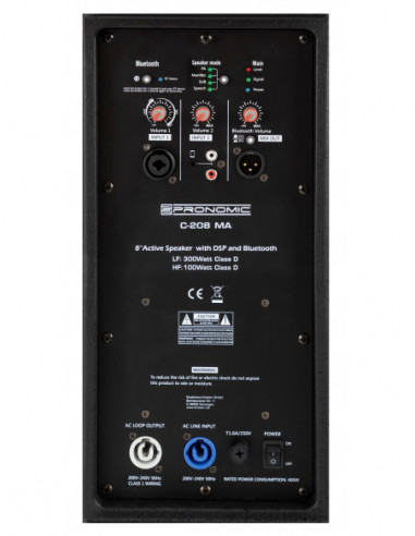Pronomic C-208 MA 8" Active Speaker...