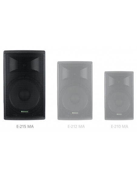 Pronomic E-215 MA 15" Active Speaker 500 Watt Stereo Set , Pronomic e-215 Ma 15 "Speaker ativo 500 Watt Stereo Set
