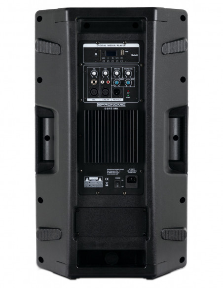 Pronomic E-212 MA 12" Active Speaker 250 Watt , Pronomic e-212 Ma 12 "Alto-falante ativo 250 watt