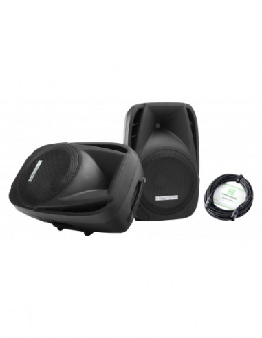 Pronomic PH12A active speakers MP3/Bluetooth 150/300 watt pair