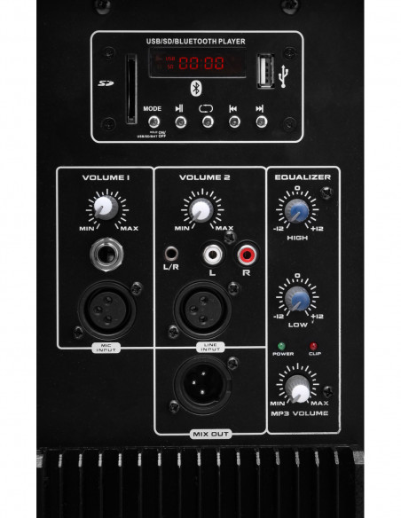 Pronomic PH12A active speakers MP3/Bluetooth 150/300 watt pair