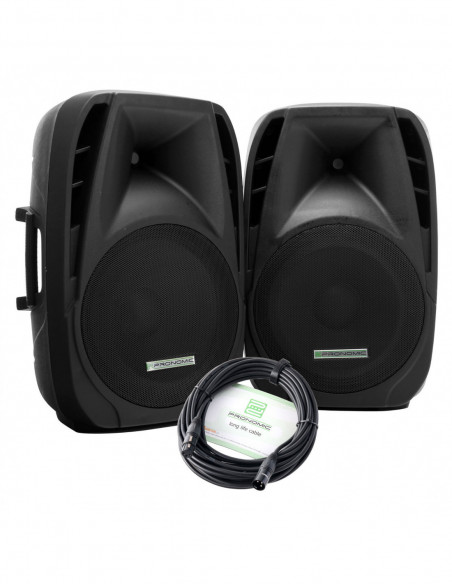 Pronomic PH15A active speakers MP3/Bluetooth 200/350 watt pair