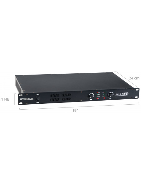 Pronomic P-152E MKII Power Amplifier , Amplificador de potência Pronomic P-152E MKII