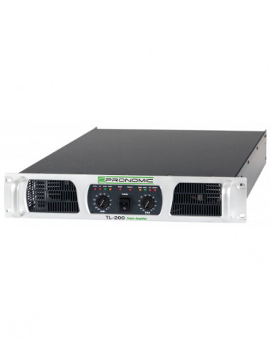 Pronomic TL-200 power amplifier, 2x 500 Watts , Amplificador de potência de TL-200 Pronomic, 2x 500 Watts