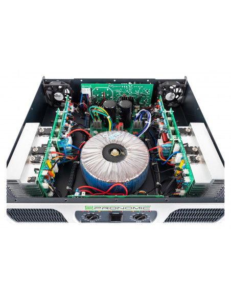Pronomic TL-200 power amplifier, 2x 500 Watts , Amplificador de potência de TL-200 Pronomic, 2x 500 Watts
