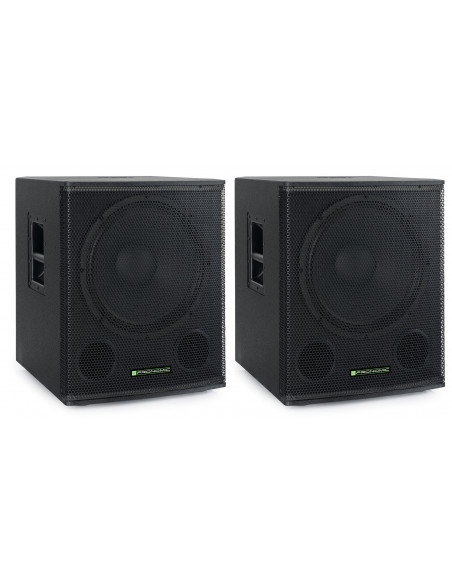 Pronomic SA-18 SUB Active Subwoofer 2x Set , Pronomic SA-18 subwoofer subwoofer 2x