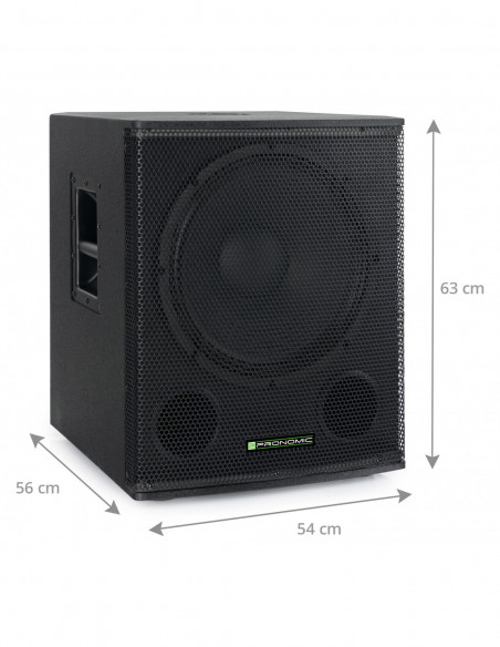 Pronomic 218S-212A Active PA System 1000 Watt , Sistema de PA Ativo Pronomic 218S-212A 1000 Watt