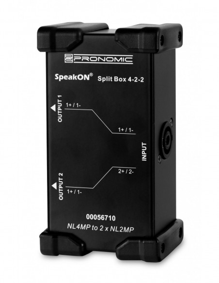Pronomic Speakon Split Box 4-2-2 , Caixa de divisão Pronomic Speakon 4-2-2