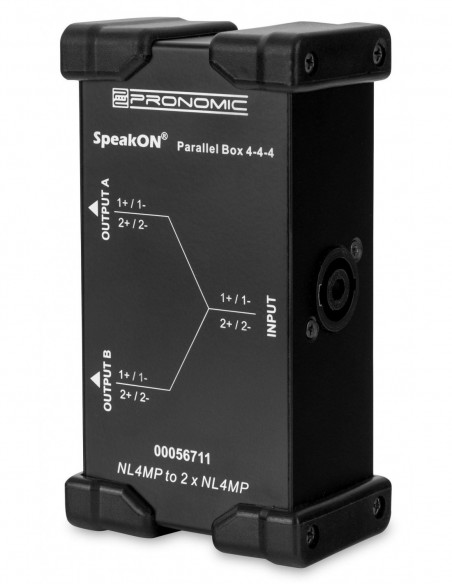 Pronomic Speakon Parallel Box 4-4-4 , Caixa Paralela Pronomic Speakon 4-4-4