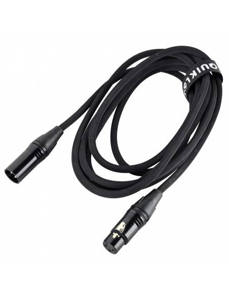 QUIK LOK JUST MF3 SL Cabo Microfone XLR-XLR 3Mt