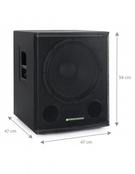 McGrey SA-18 SUB Active Subwoofer , Subwoofer Sub ativo McGrey SA-18
