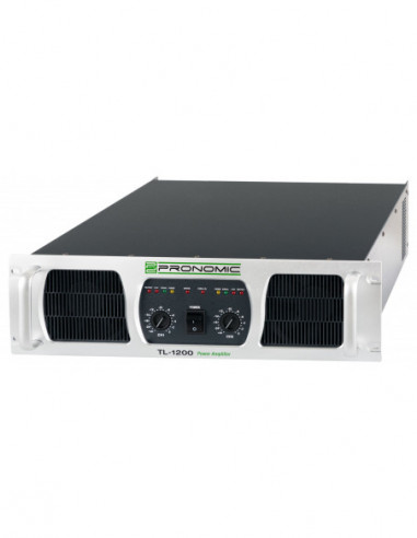 Pronomic TL-1200 power amplifier, 2 x 2400 Watts , Amplificador de potência TL-1200 Pronomic, 2 x 2400 watts