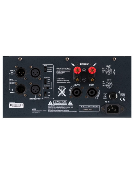 Pronomic TL-1200 power amplifier, 2 x 2400 Watts , Amplificador de potência TL-1200 Pronomic, 2 x 2400 watts