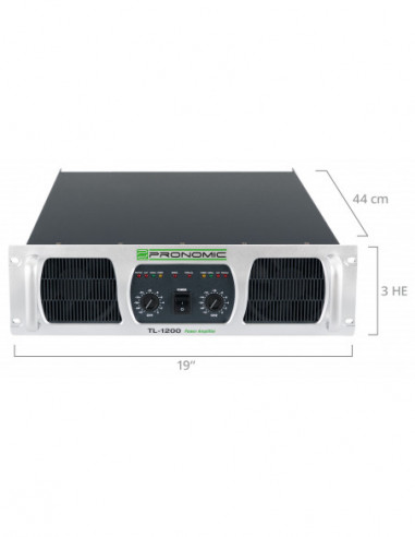 Pronomic TL-1200 power amplifier, 2 x...