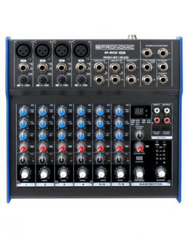 Pronomic M-802FX mixer , Misturador...