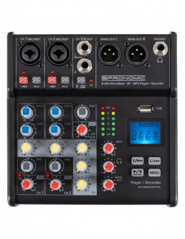 Pronomic B-403 Mini Mixer with... Pronomic B-403 Mini Mixer with...