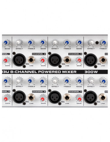 Pronomic PM83U 8-channel powered... Pronomic PM83U 8-channel powered...