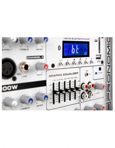 Pronomic PM83U 8-channel powered... Pronomic PM83U 8-channel powered...