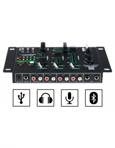 Pronomic DX-30BTU USB MKII DJ Mixer...
