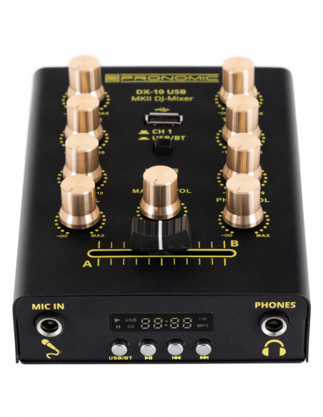 Pronomic DX-10 USB MKII DJ Mixer , Pronomic DX-10 USB MKII DJ Mixer