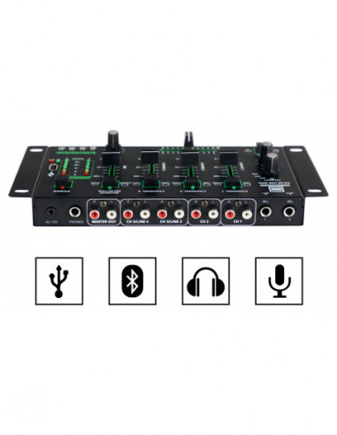 Pronomic DX-50 USB MKII 4-channel DJ...
