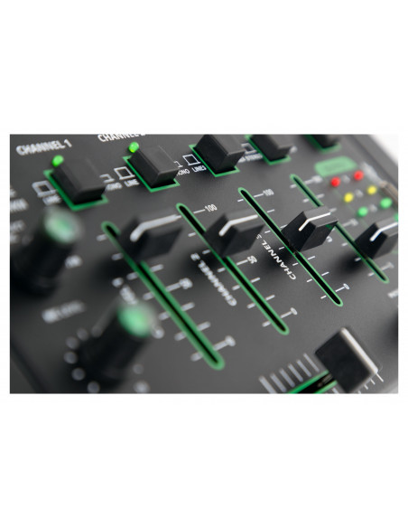 Pronomic DX-50 USB MKII 4-channel DJ mixer with Bluetooth , Pronomic DX-50 USB MKII 4-Channel DJ Mixer com Bluetooth