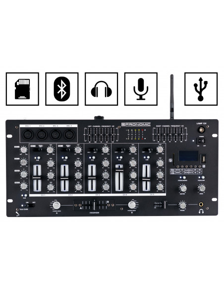 Pronomic DX-165REC MKII DJ Mixer , Pronomic dx-165rec mkii dj misturador