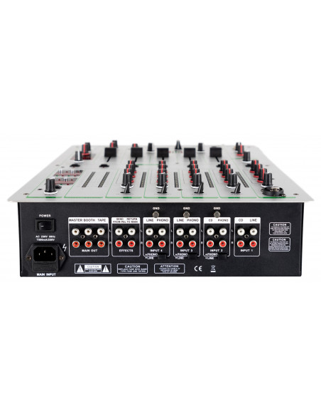 Pronomic DJM500 5-Channel DJ Mixer , Misturador de DJ de 5 canais Pronomic DJM500