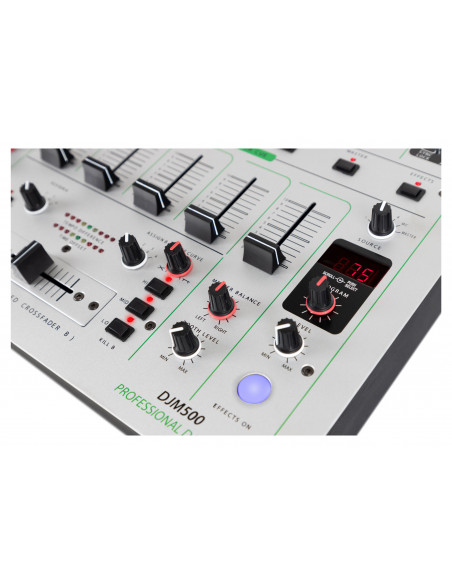 Pronomic DJM500 5-Channel DJ Mixer , Misturador de DJ de 5 canais Pronomic DJM500