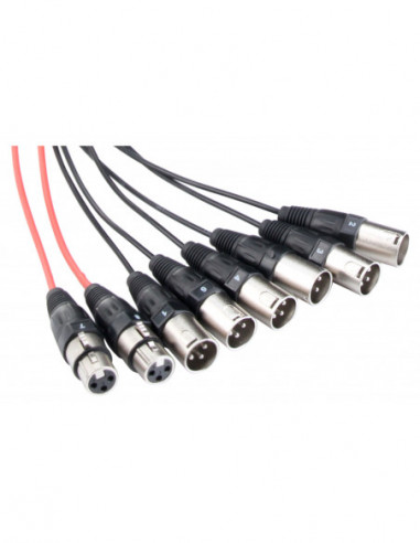 Pronomic Stage Multicore 6/2 XLR 15m...