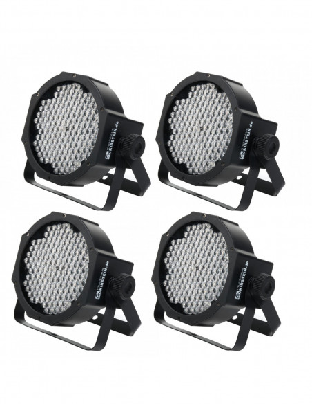 Showlite FLP-144 flat panel LED, 144x 10mm - set of 4 , LED de painel plana de showlus flp-144, 144x 10mm - conjunto de 4