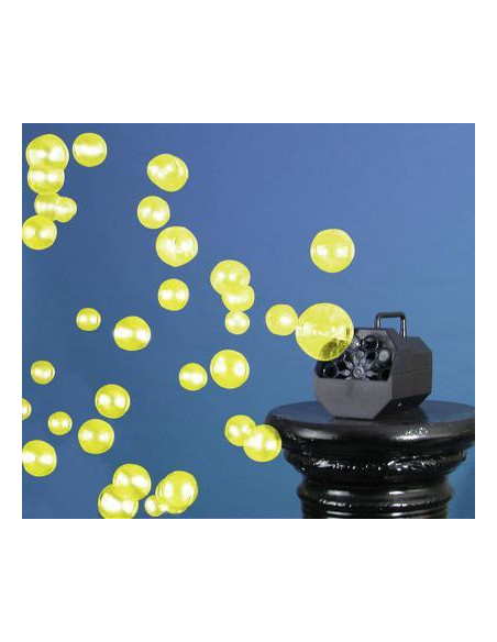 Showlite BM-60 Bubble Machine incl. UV-Fluid, yellow , Máquina de bolha Showlus BM-60 incl. Fluido UV, Amarelo