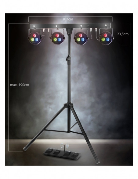 Showlite LB-4390 LED complete system RGB light system , Sistema de luz RGB do sistema completo do Showlus LB-4390 LED LED