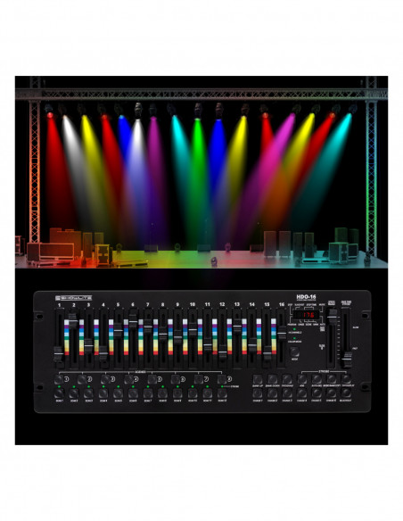 Showlite HDO-16 Theater Lichtmischpult Set , ShowLite HDO-16 Theatre Lichtmischpult Set