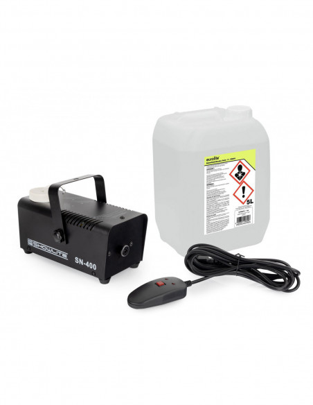 Showlite SN-400 fog machine + Fluid Set , Máquina de nevoeiro de Showlus SN-400 + conjunto de fluidos
