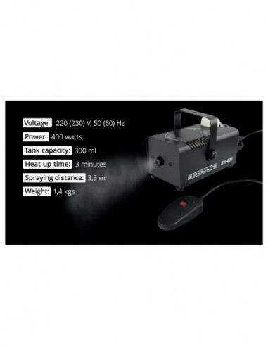 Showlite SN-400 Fog Machine , Máquina...