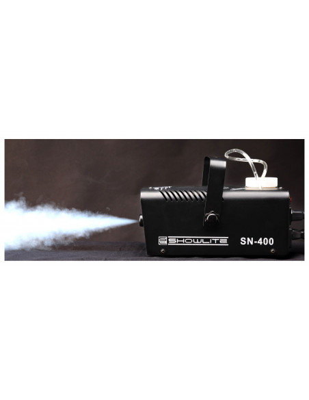 Showlite SN-400 fog machine + SPS-121 RGBW spot + 5 l fluid set  , Máquina de nevoeiro Showlus SN-400 + SPS-121 RGBW