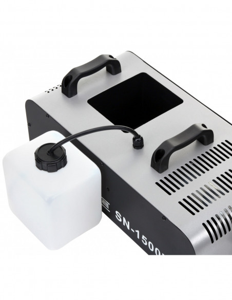 Complete Set Showlite SN-1500D DMX Fog Machine 1500W incl. remote control with timer + 5L liquid fog