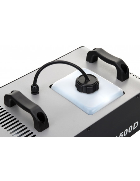 Complete Set Showlite SN-1500D DMX Fog Machine 1500W incl. remote control with timer + 1L liquid fog