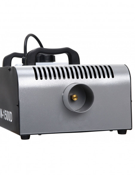 Complete Set Showlite SN-1500D DMX Fog Machine 1500W incl. remote control with timer + 1L liquid fog