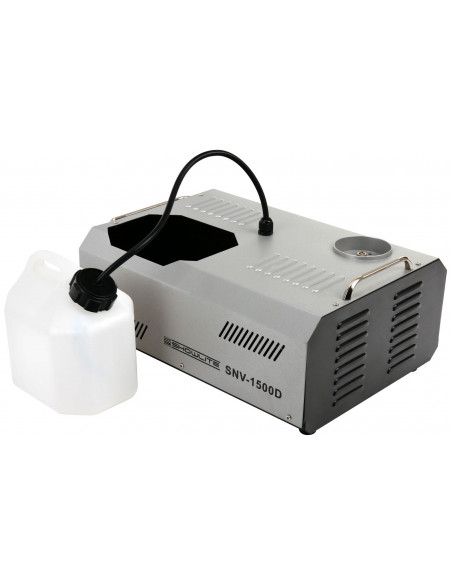 Complete Set Showlite SNV-1500D DMX Fog Machine 1500W incl. remote control + 1L liquid fog ,
