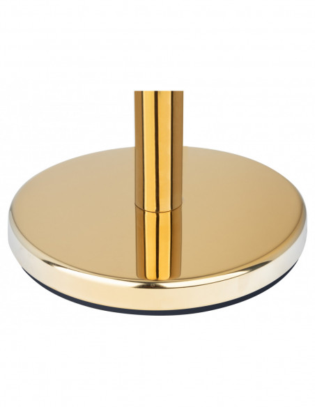 Stagecaptain PLS-150 Deluxe 2.1-150G Barrier Stand Crowd Guidance System 1.5m gold Set With Signage