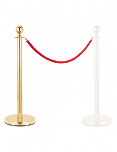 Stagecaptain PLS-150-Deluxe 1.1-150G SET 1 Pfosten, 1 Seil 1,5m, Gold