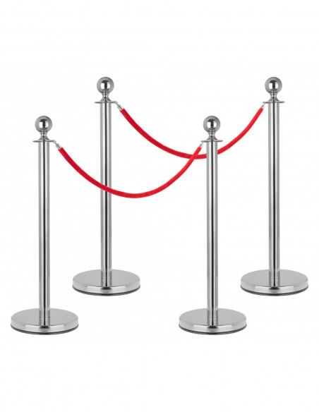 Stagecaptain PLS-150 Deluxe 4.2-150S Barrier Column Personal Guidance System 1.5m Silver