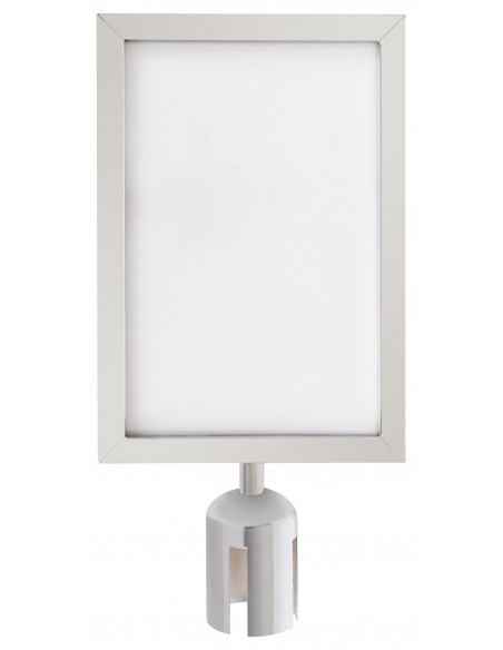 Stagecaptain SAHA-4 Silver Sign Holder for PLS-200 Barrier Stand