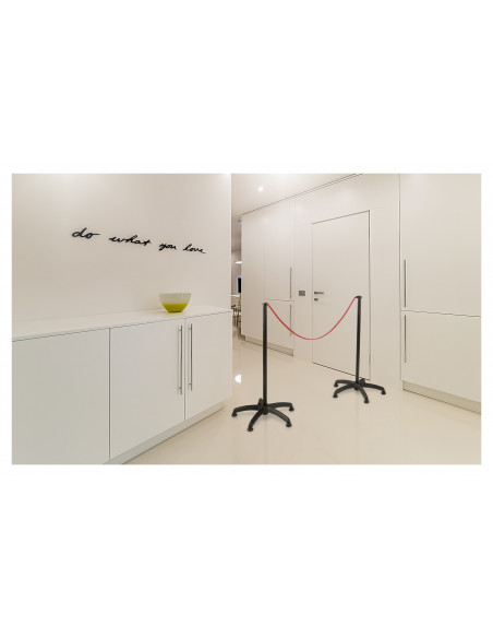 Stagecaptain PLSB-BASIC Barrier Stand Crowd Control System - 2 pairs, black