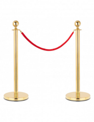 Stagecaptain PLS-150 Deluxe 2.1-150G Barrier Stand Crowd Guidance System 1.5m gold