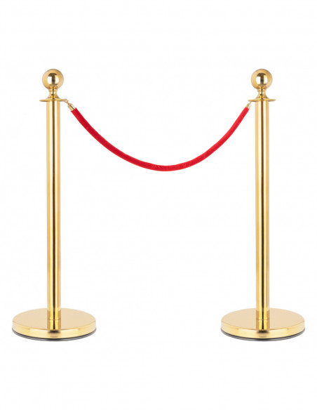 Stagecaptain PLS-150 Deluxe 2.1-150G Barrier Stand Crowd Guidance System 1.5m gold