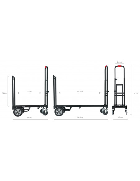 Stagecaptain Sherpa SCS-80 MKII Transport Trolley (Mega Cart) , STAGECAPTAINA SHERPA SCS-80 MKII Trolley (Mega carrinho)